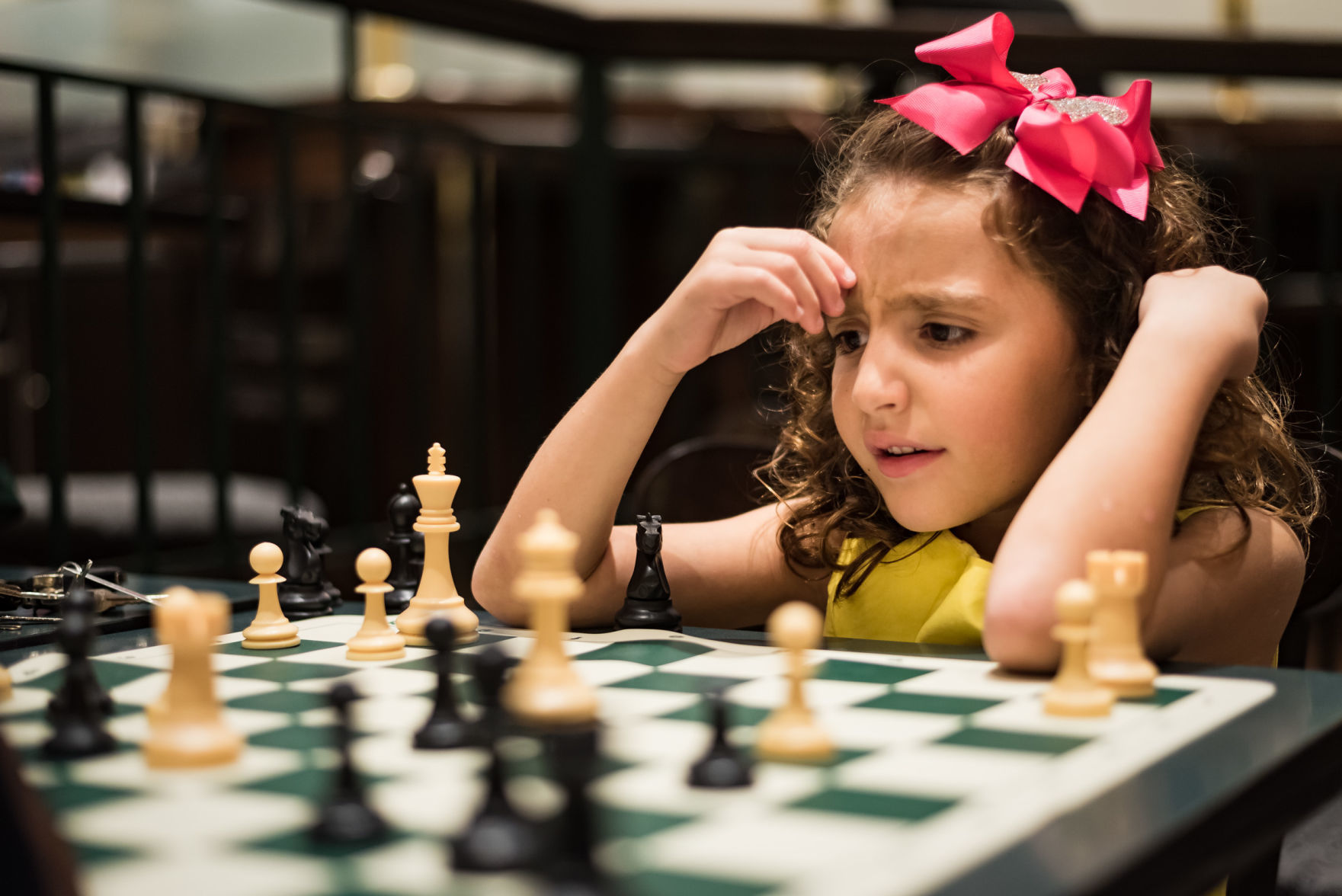 Celine Atassi 5 Year Old Chess Player